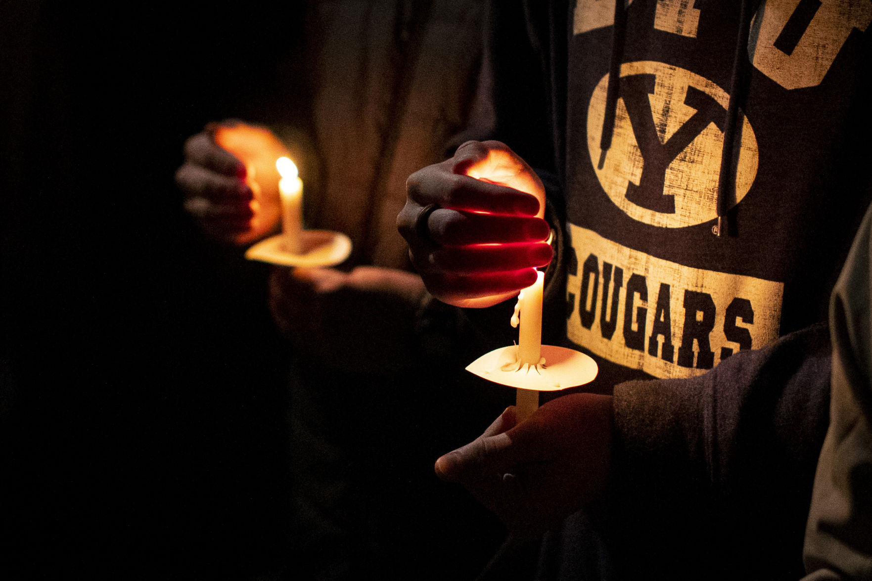 Candlelight vigil for Christine Croft